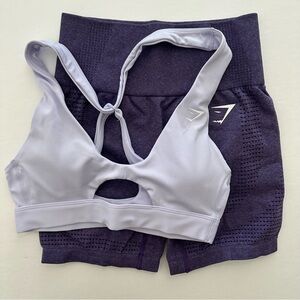 Gymshark Vital Seamless Shorts & Twist Front Bralette